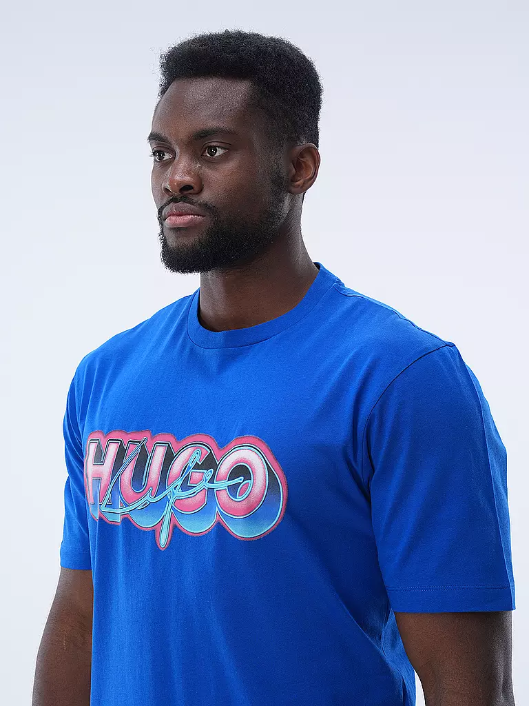 HUGO | T-Shirt NILLUMI | Azul