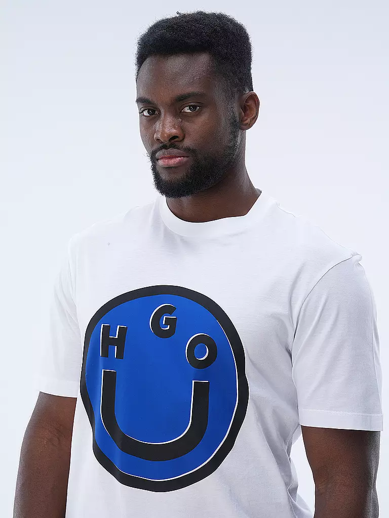 HUGO | T-Shirt NIMPER | Blanco