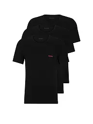 HUGO | T-Shirt Paquete de 3 negro | Negro