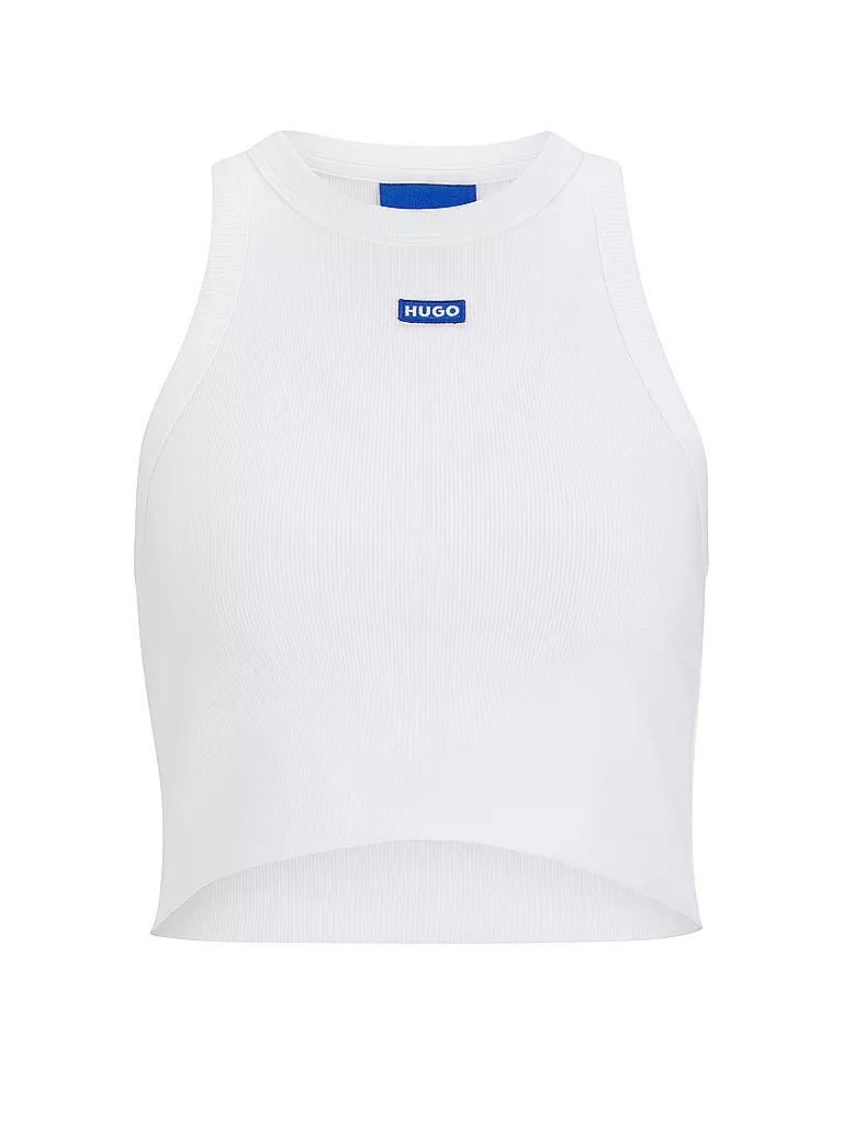 HUGO | Top Cropped Fit | Blanco
