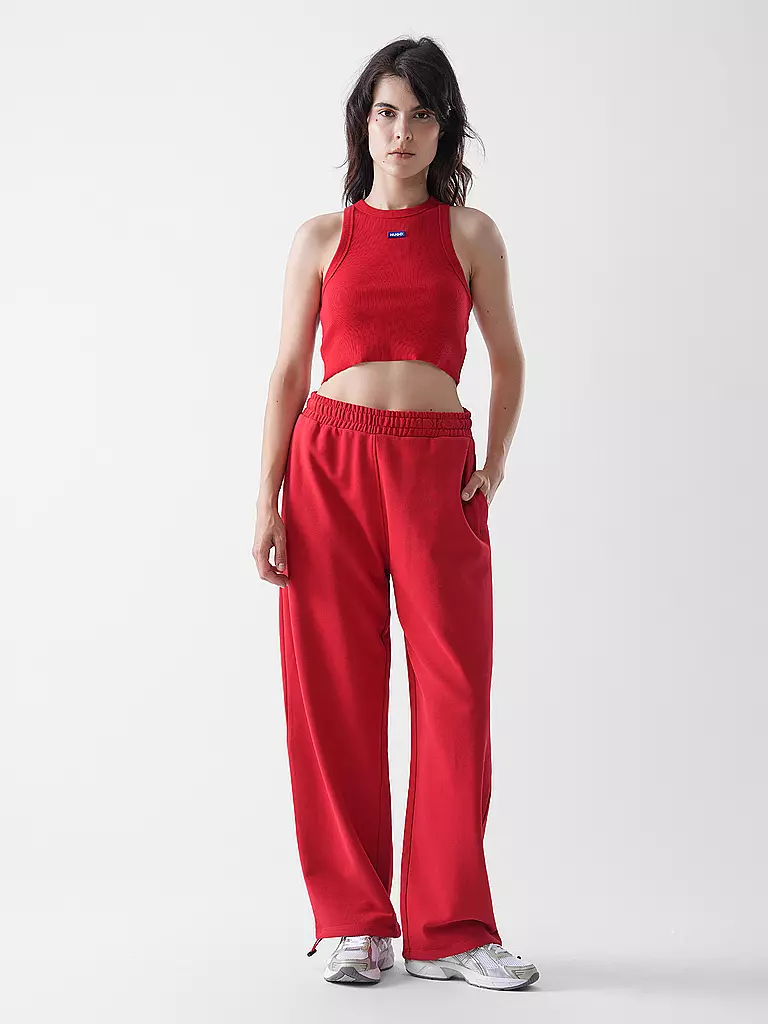 HUGO | Top Cropped Fit | Rojo