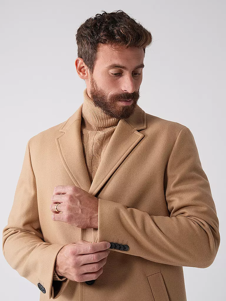 HUGO | Wollmantel MALTE | Beige