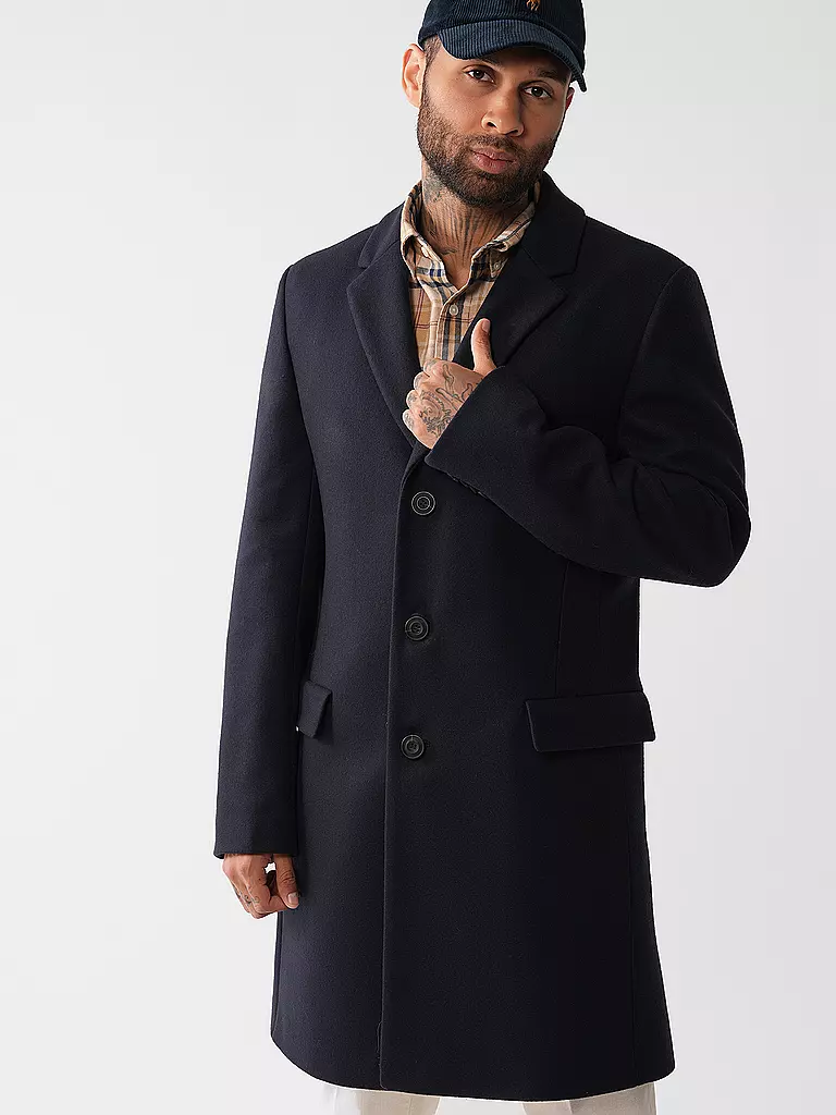 HUGO | Wollmantel | Azul