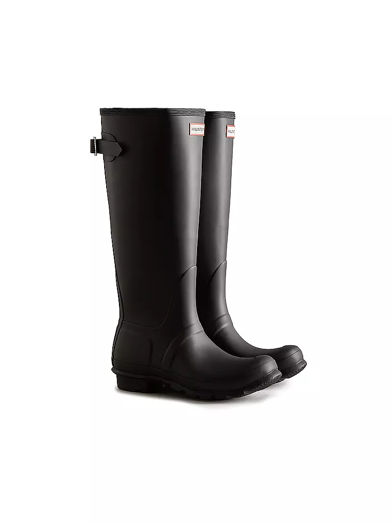 HUNTER BOOT | Botas de agua ORIGINAL TALL BACK ADJUSTABLE | Negro