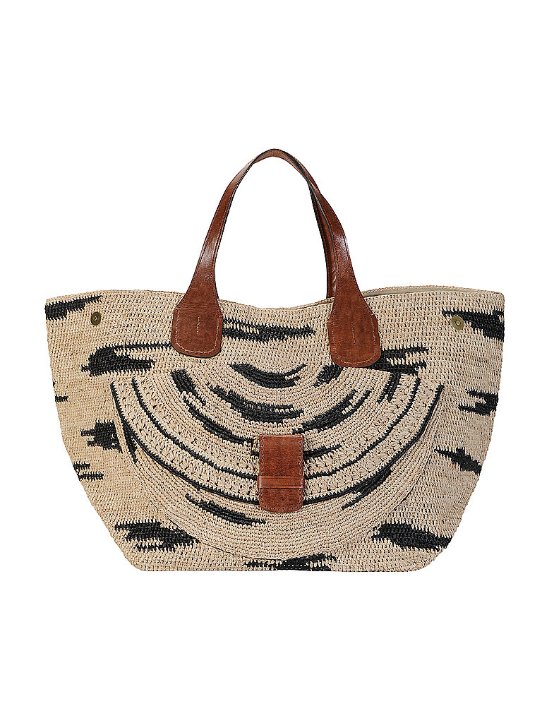 IBELIV Bolso de paja - Shopper LAZA II beige