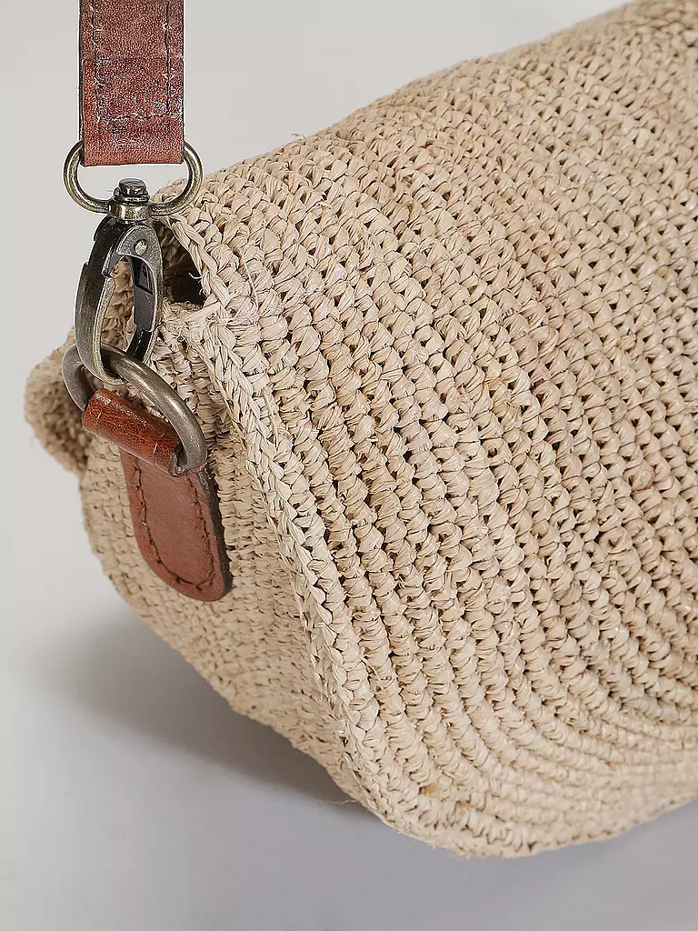 IBELIV | Strohtasche - Mini Bag TIAKO | Beige