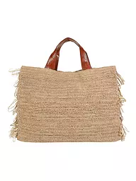 IBELIV | Strohtasche - Shopper ONJA | Beige