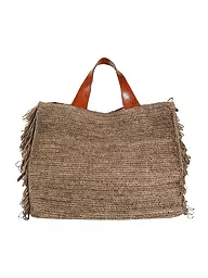 IBELIV | Strohtasche - Shopper ONJA | Marrón