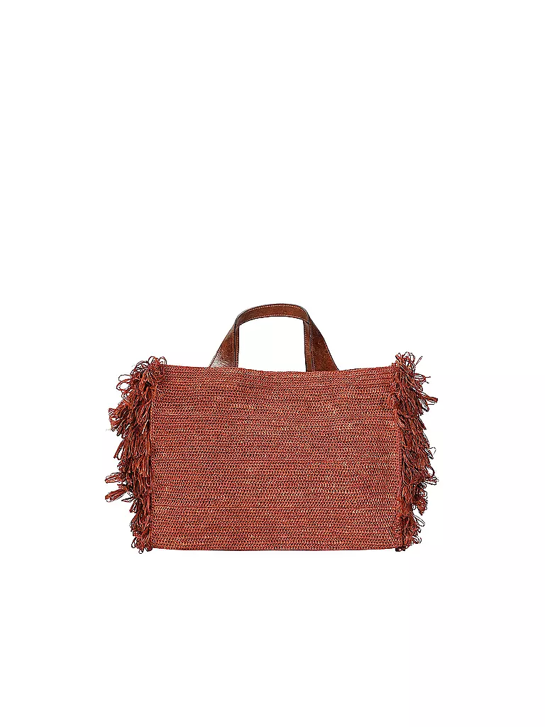 IBELIV | Strohtasche - Shopper ONJA | Rojo