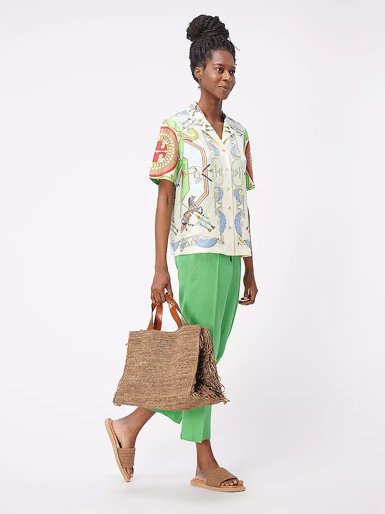 IBELIV | Strohtasche - Shopper ONJA | Marrón