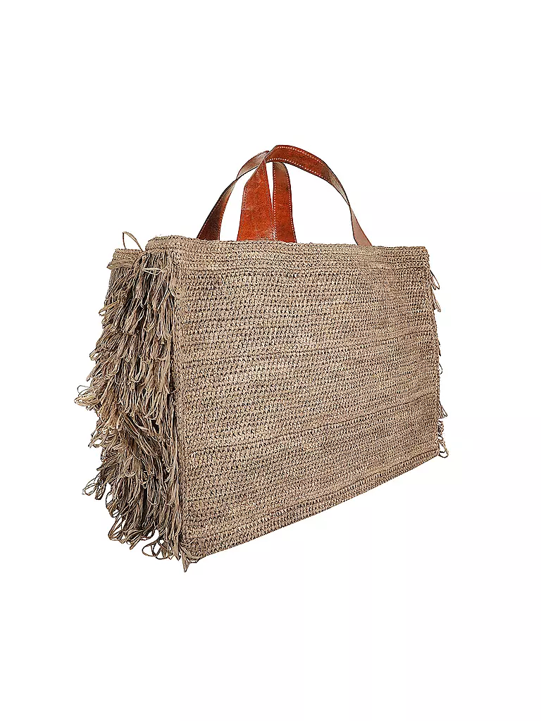 IBELIV | Strohtasche - Shopper ONJA | Marrón