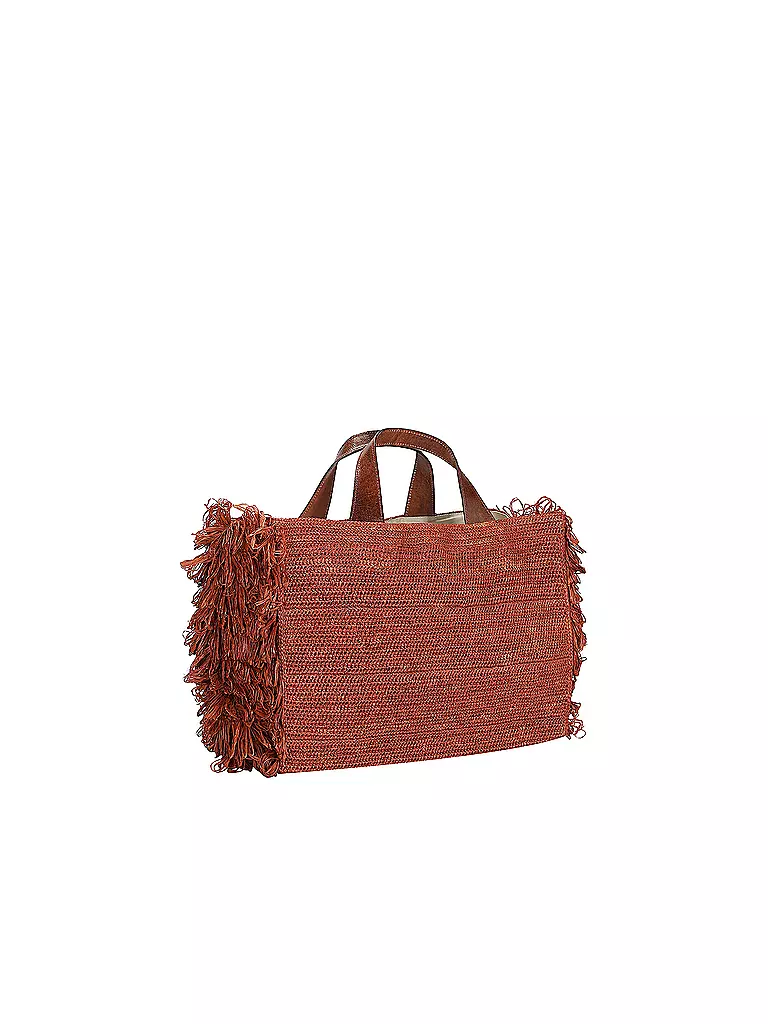 IBELIV | Strohtasche - Shopper ONJA | Rojo