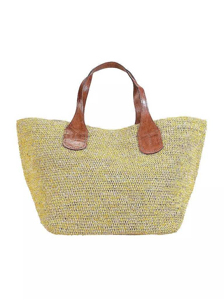 IBELIV | Strohtasche - Shopper TOKYO II | Amarillo