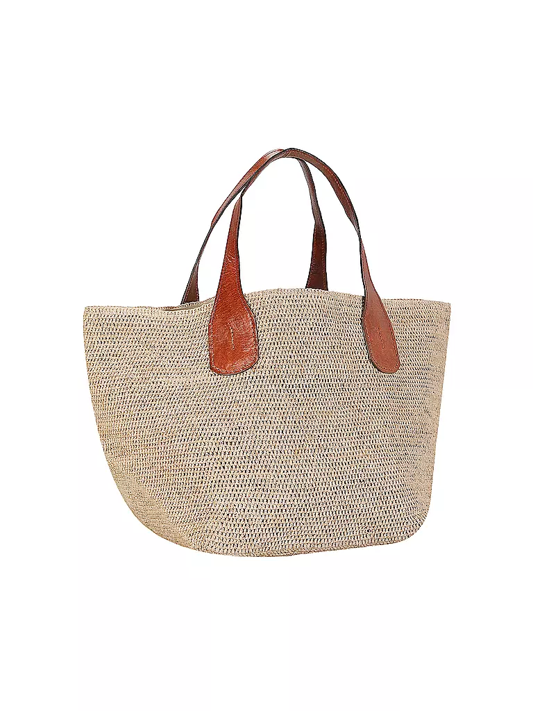 IBELIV | Strohtasche - Shopper TOKYO II | Beige