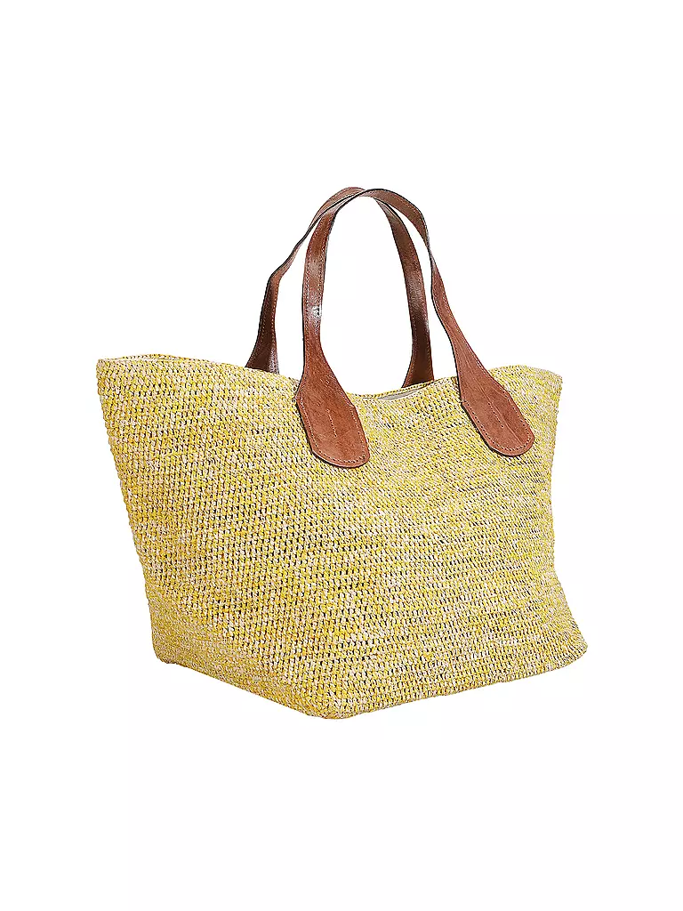 IBELIV | Strohtasche - Shopper TOKYO II | Amarillo