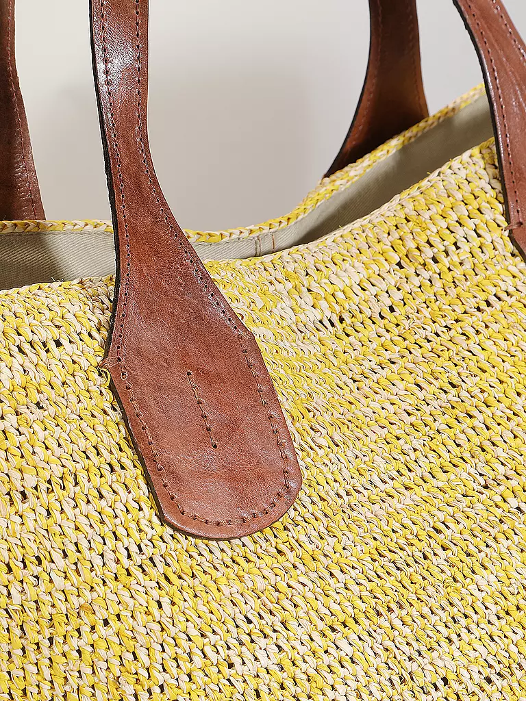 IBELIV | Strohtasche - Shopper TOKYO II | Amarillo