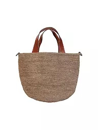 IBELIV | Strohtasche - Umhängetasche MIROZY | Marrón