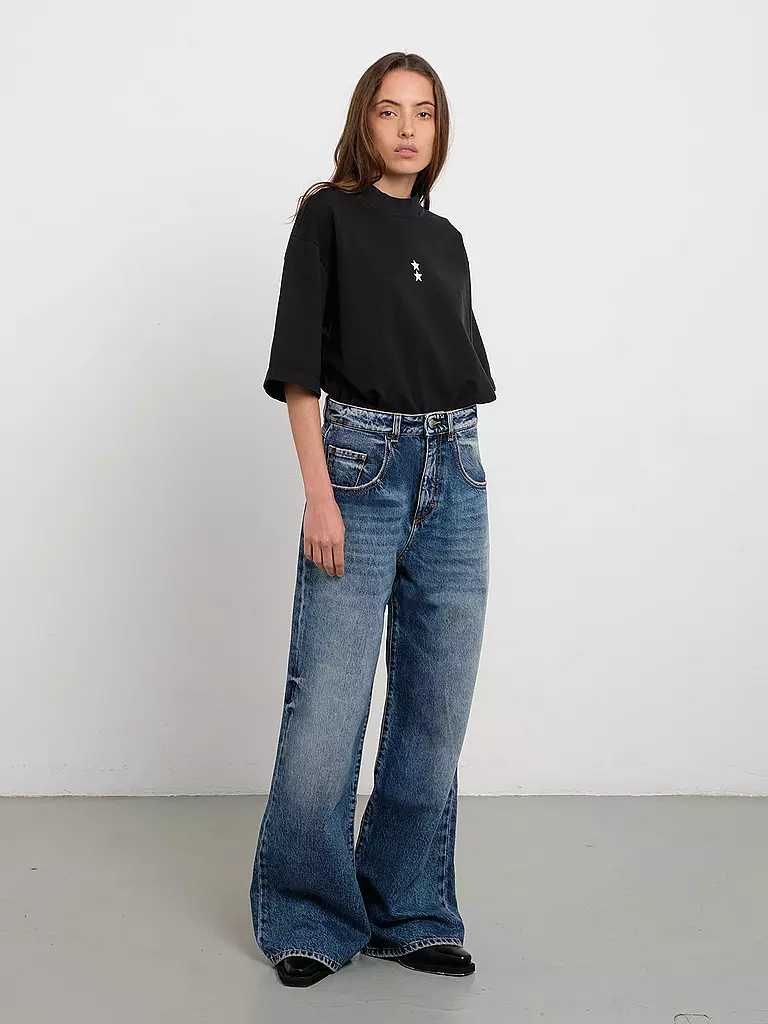 ICON DENIM | Jeans de corte acampanado | Azul oscuro