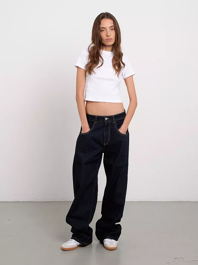 ICON DENIM | Jeans de corte acampanado | Azul oscuro