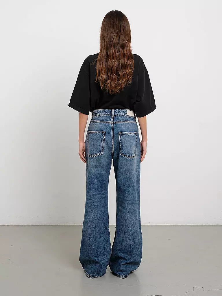 ICON DENIM | Jeans de corte acampanado | Azul oscuro