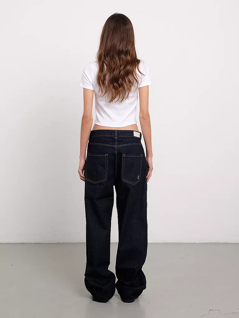 ICON DENIM | Jeans de corte acampanado | Azul oscuro