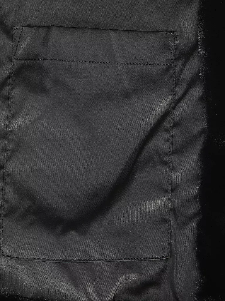 IN WEAR | Chaqueta de aspecto de piel YONEKOIW | Negro