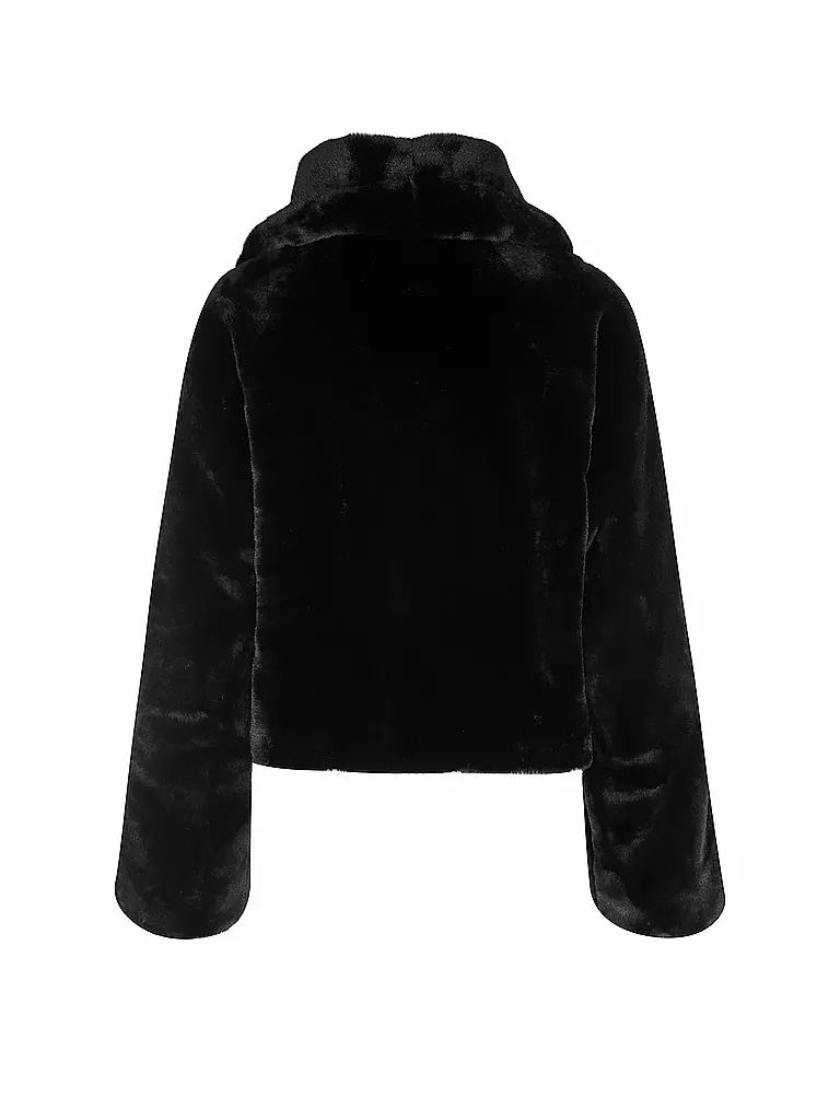 IN WEAR | Chaqueta de aspecto de piel YONEKOIW | Negro
