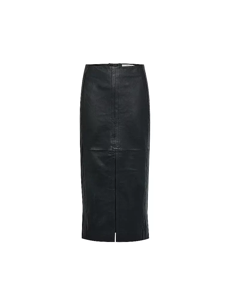 IN WEAR | Falda de cuero KAMAIW | Negro