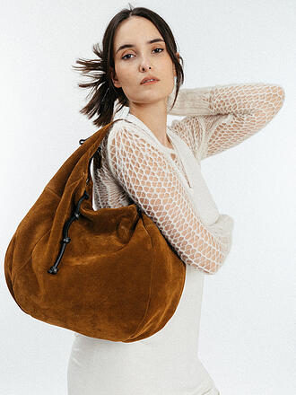INA KENT | Bolso de cuero - Hobo Bag MIOW ED.1 SUEDE