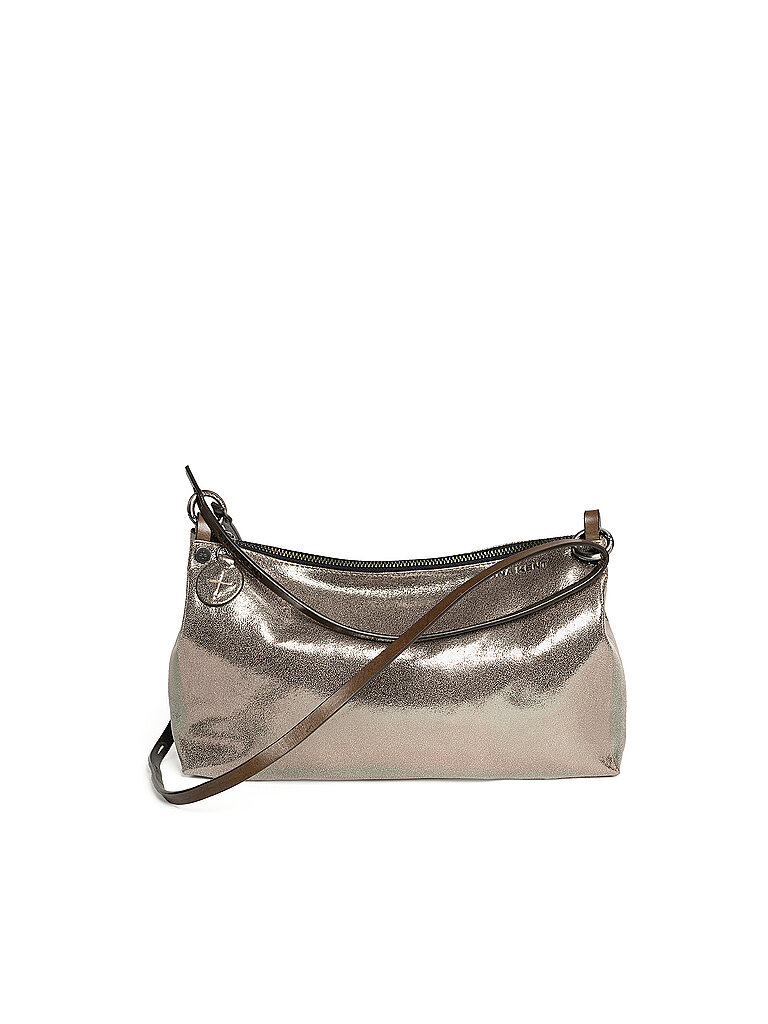 INA KENT Bolso de cuero - Bolso bandolera ORNAMENT Ed. 2 plata