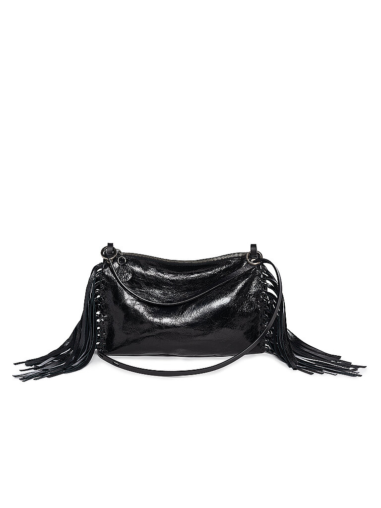 INA KENT Bolso de cuero - Bandolera ORNAMENT ED.4 negro