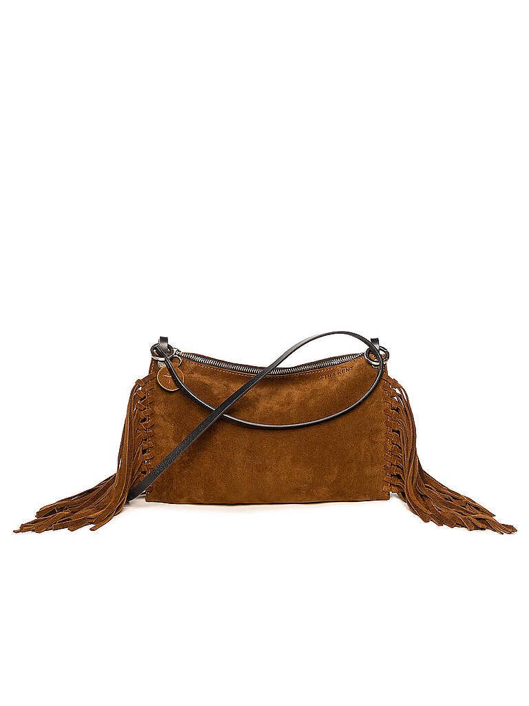 INA KENT Bolso de cuero - Bolso bandolera ORNAMENT ED.4 marrón