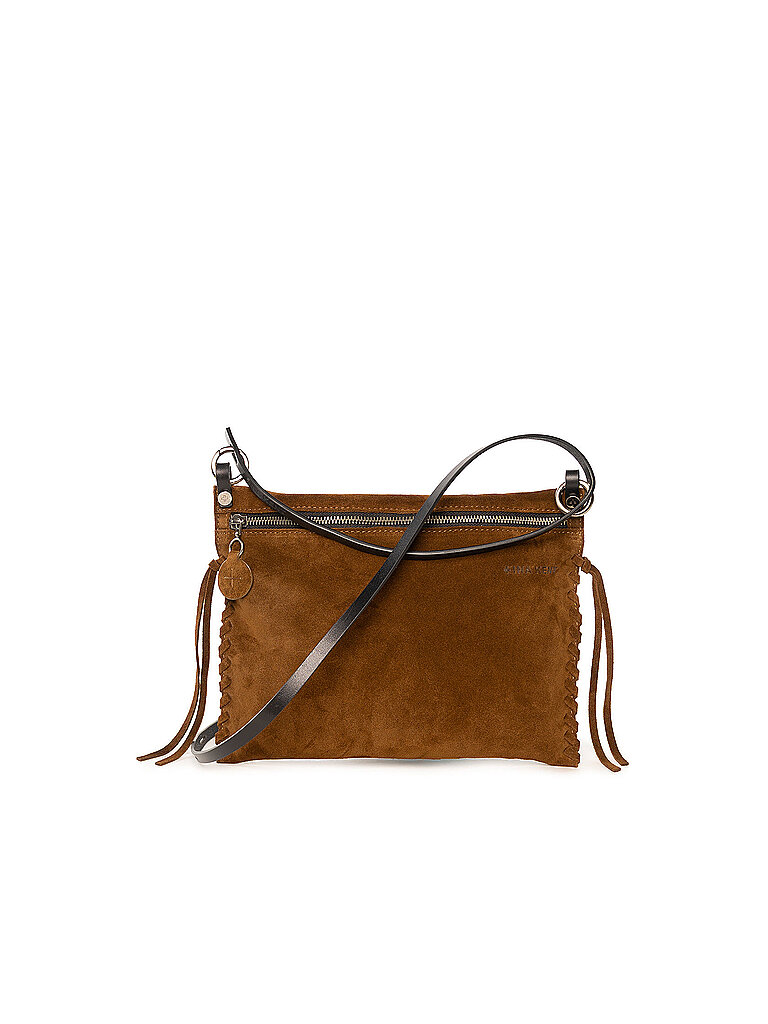Bolso de cuero - Bolso bandolera SUNLIT ED.2 SUEDE marrón