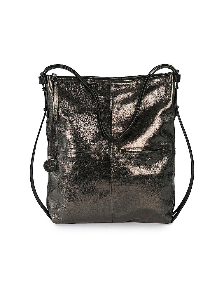 INA KENT Bolso de piel - Bandolera AMPLE ed.2 gris