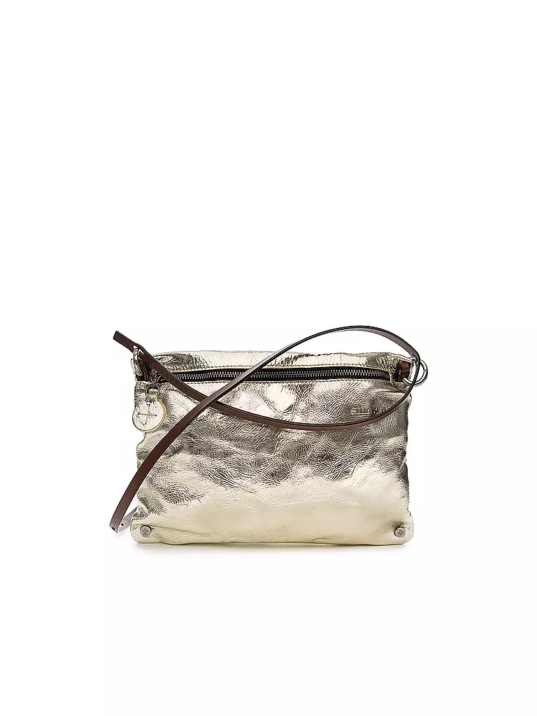 INA KENT | Bolso de cuero - Bandolera MOONLIT Ed. 1 | Oro