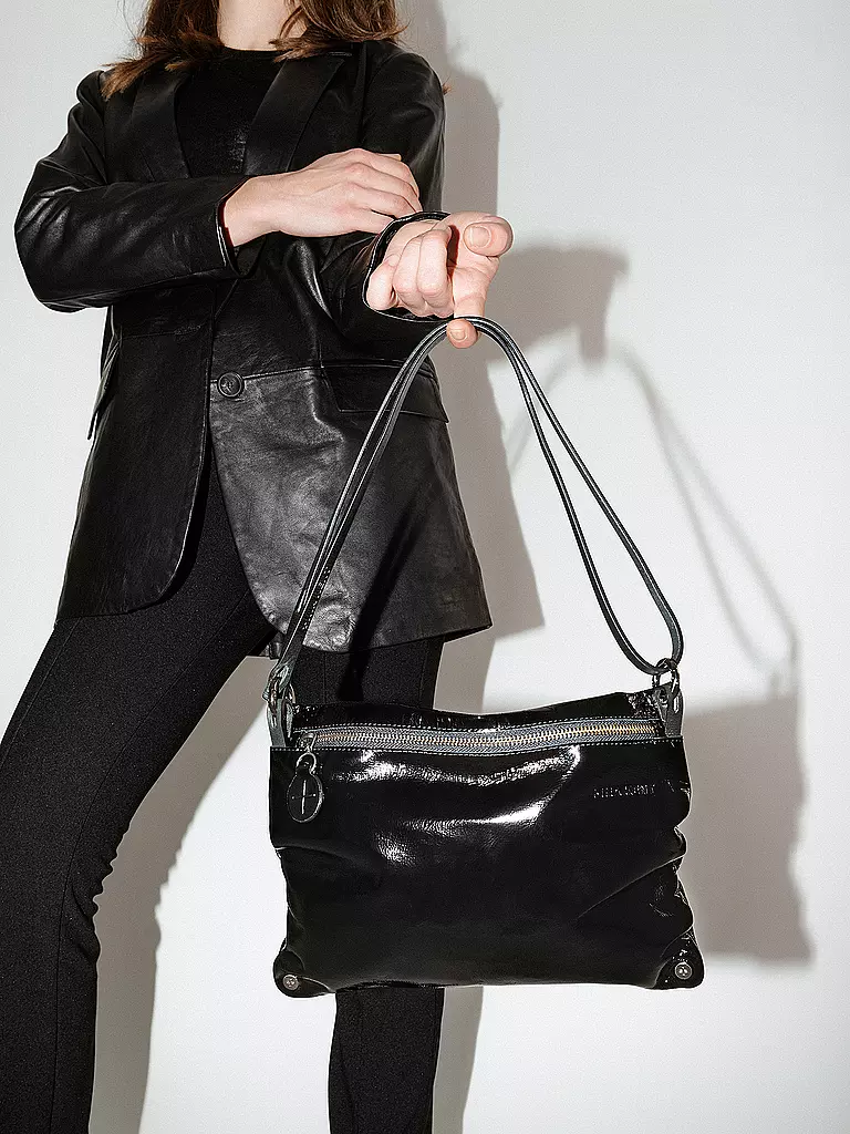 INA KENT | Bolso de cuero - Bandolera MOONLIT Ed. 1 | Negro