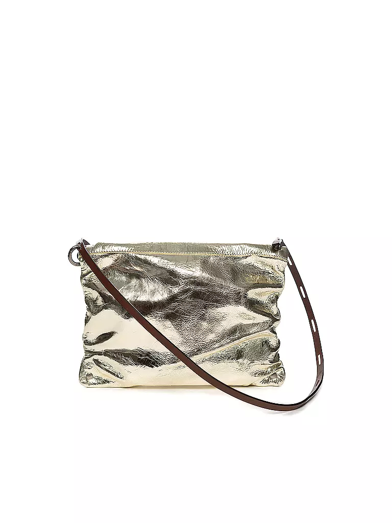 INA KENT | Bolso de cuero - Bandolera MOONLIT Ed. 1 | Oro