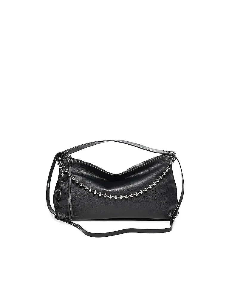 INA KENT | Bolso de cuero - Bolso bandolera DINKUM ed.2 | Negro
