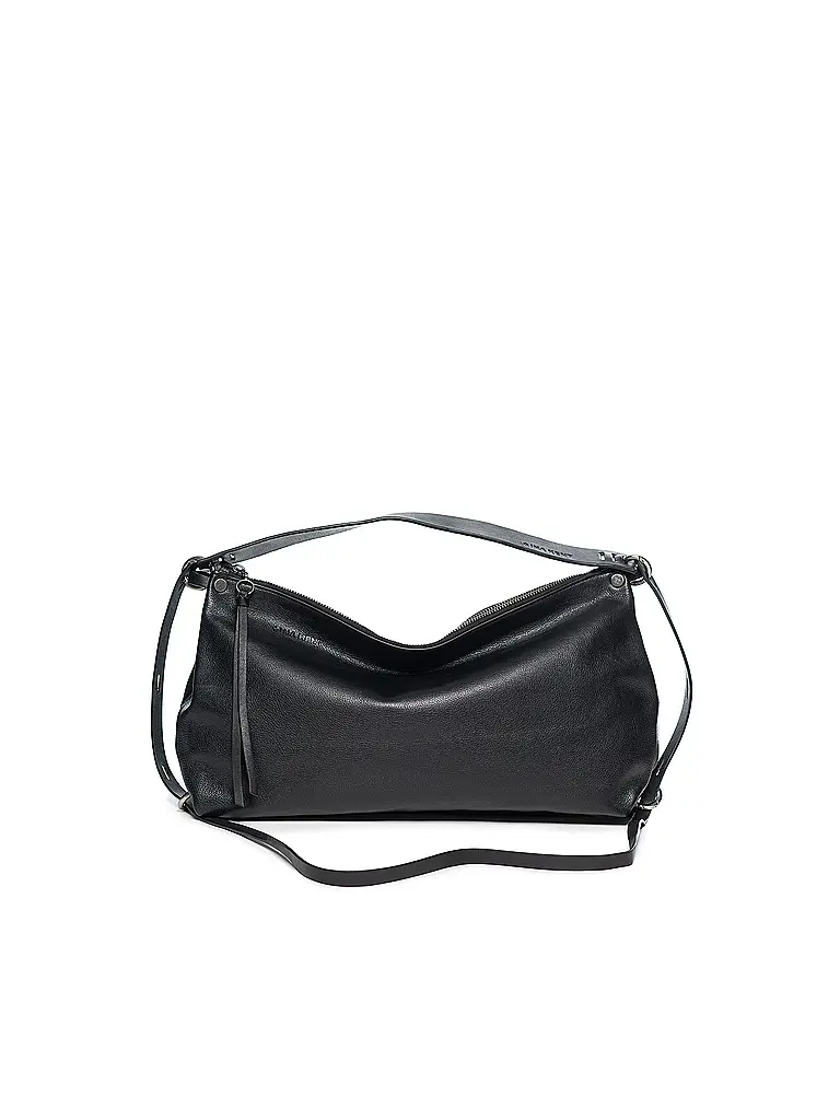 INA KENT | Bolso de cuero - Bolso bandolera DINKUM ed.2 | Negro
