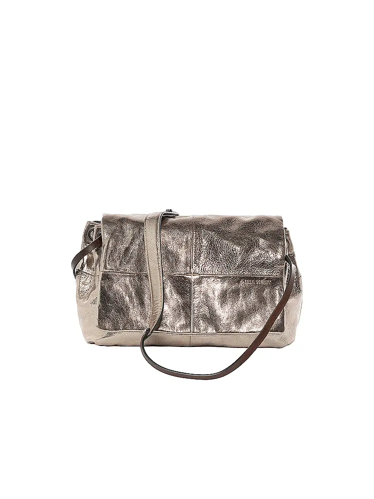 INA KENT | Bolso de cuero - Bolso bandolera EILEEN ED. 1 | Plata