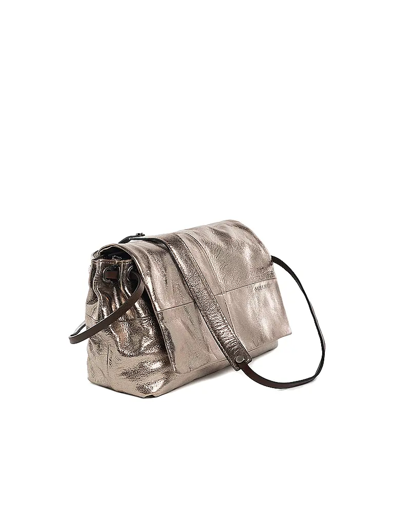 INA KENT | Bolso de cuero - Bolso bandolera EILEEN ED. 1 | Plata