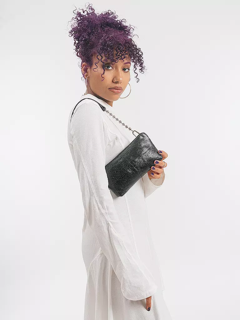 INA KENT | Bolso de cuero - Bolso bandolera IVIET ED.4 | Negro
