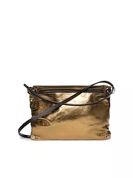 INA KENT | Bolso de cuero - Bolso bandolera MOONLIT Ed. 1 | Oro