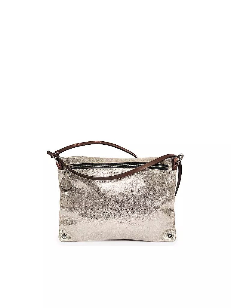INA KENT | Bolso de cuero - Bolso bandolera MOONLIT Ed. 1 | Crema