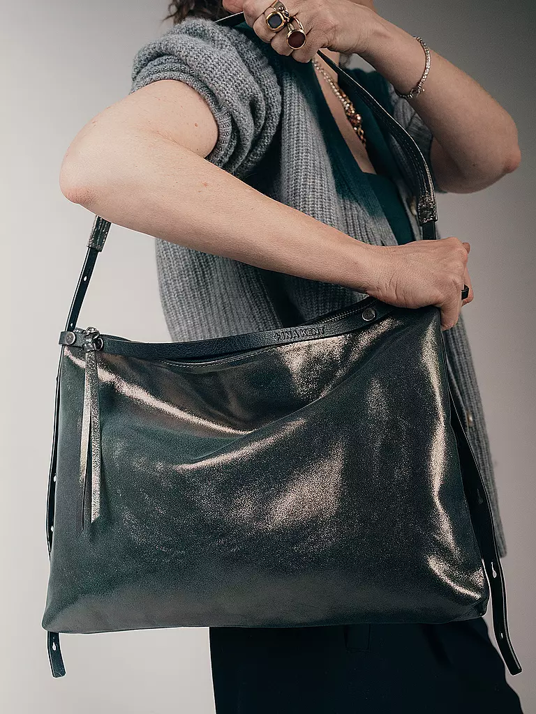 INA KENT | Bolso de cuero - Bolso bandolera ROVE Ed. 1 | Negro