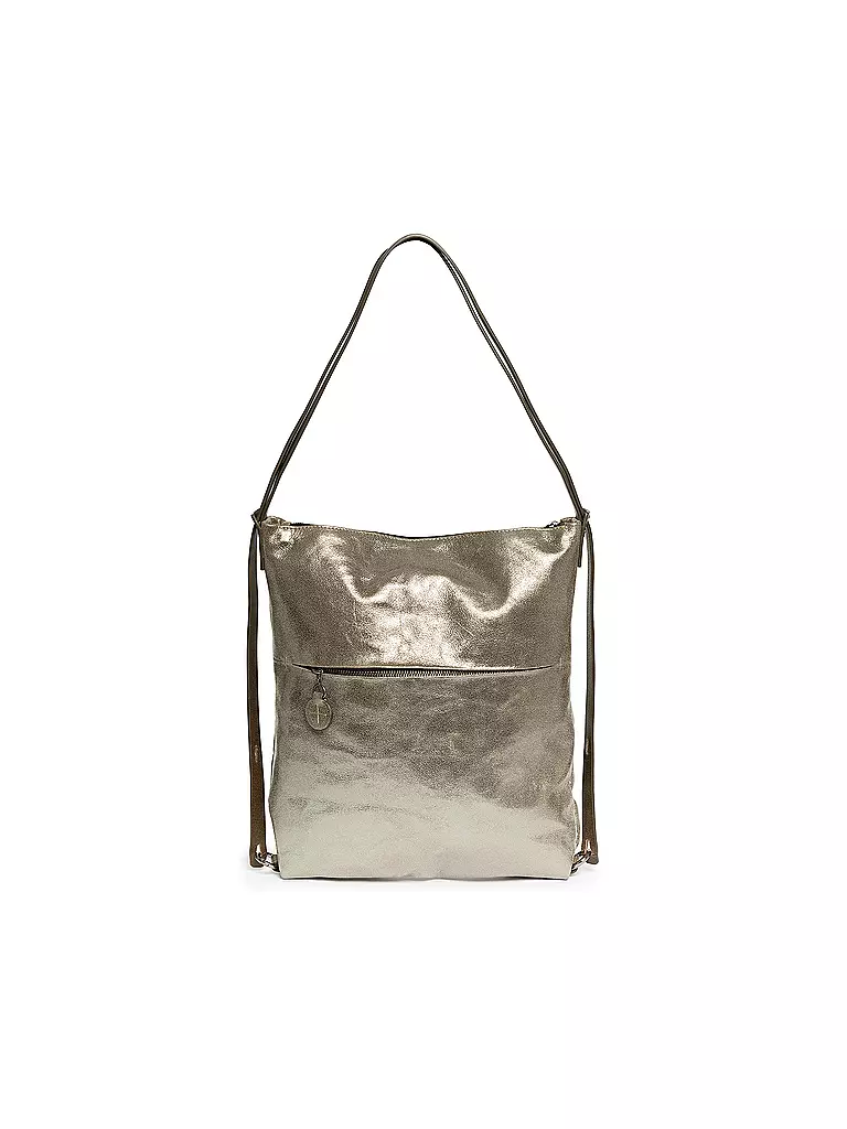 INA KENT | Bolso de cuero - Bolso bandolera SHER ED. 1 | Plata