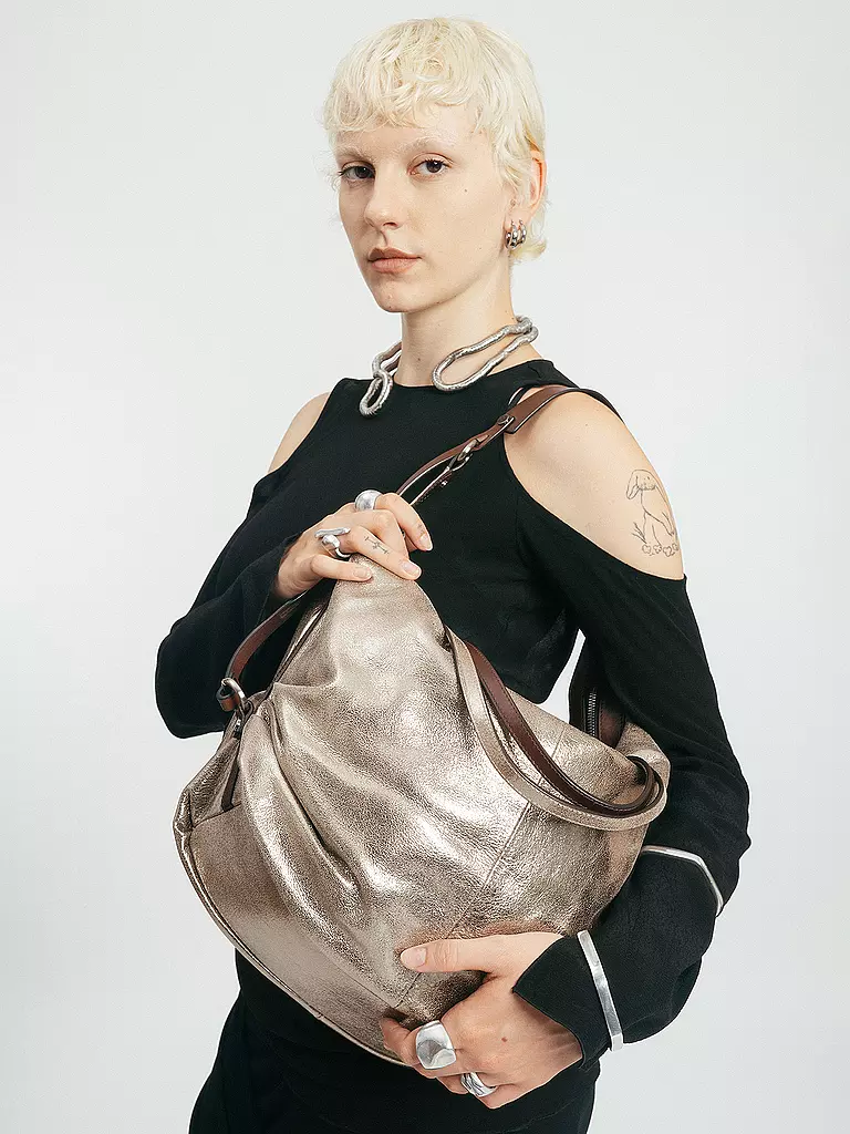 INA KENT | Bolso de cuero - Bolso de mano DELA EDEN ED. 1 | Oro