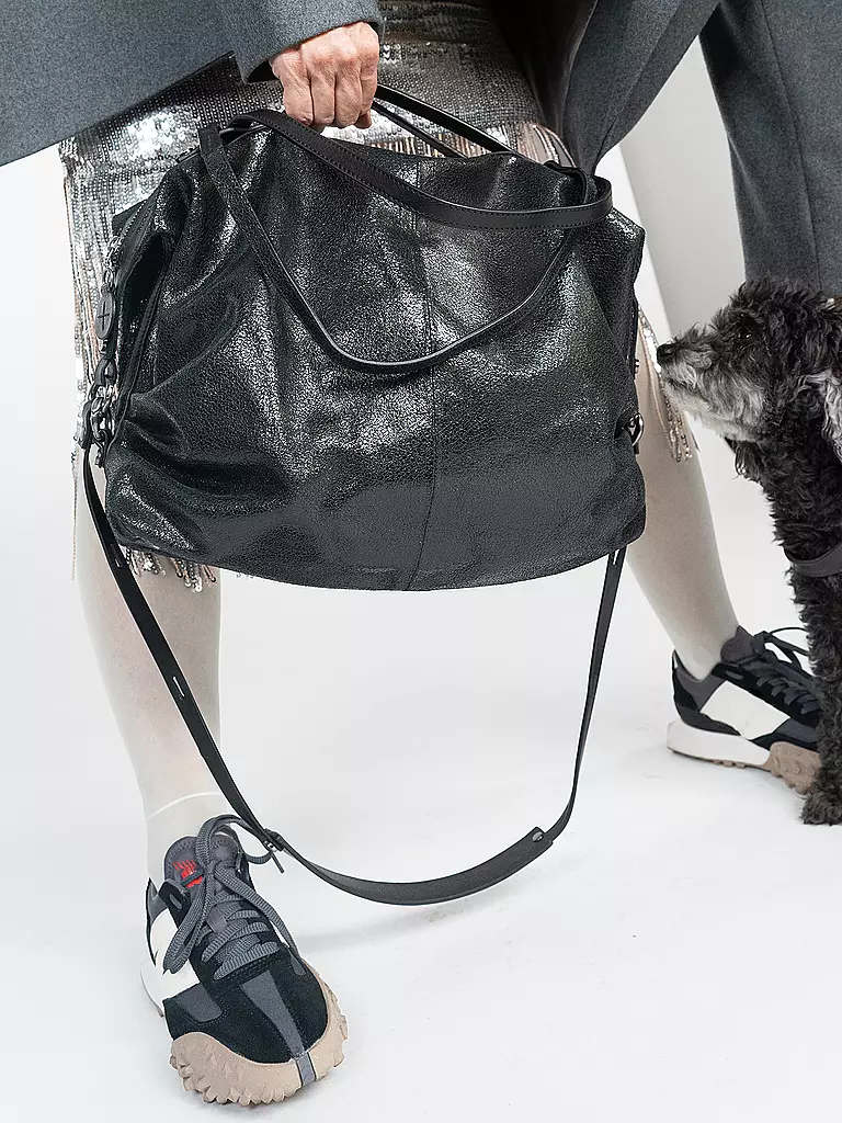 INA KENT | Bolso de cuero - Bolso de mano DELA EDEN ED. 1 | Negro
