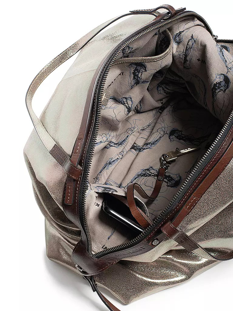 INA KENT | Bolso de cuero - Bolso de mano DELA EDEN ED. 1 | Oro