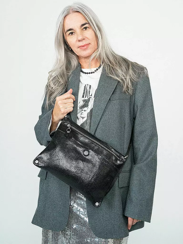 INA KENT | Bolso de cuero - Mini Bag MOONSTRUCK ed.2 | Negro